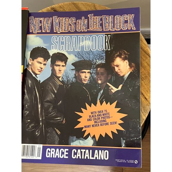 New Kids On The Block NKOTB Vintage Scrapbook Photo Book Special - Picture 4 of 4